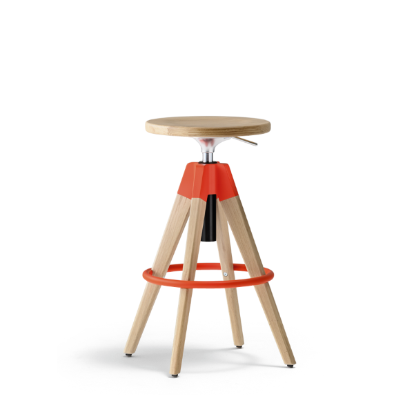 barstools and pouf